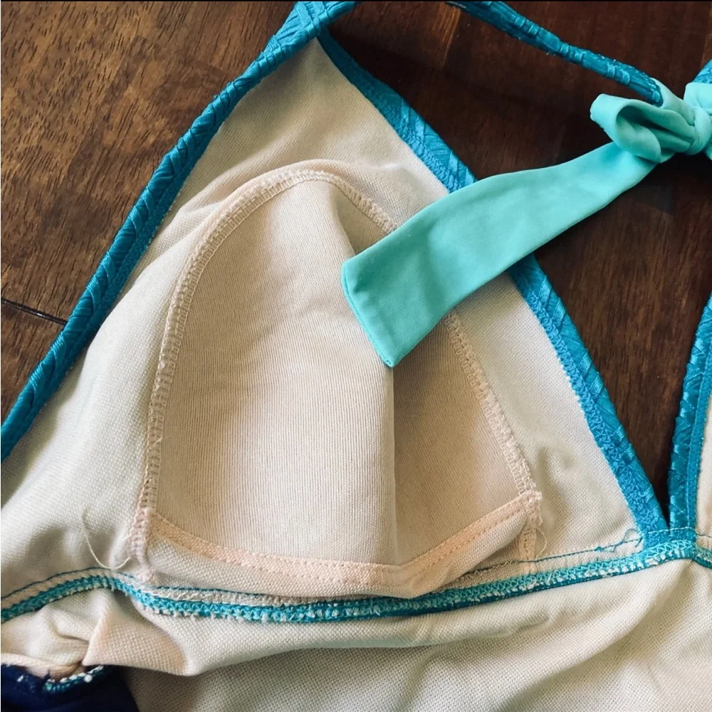 Islander Halter Tie Swimsuit Size 16